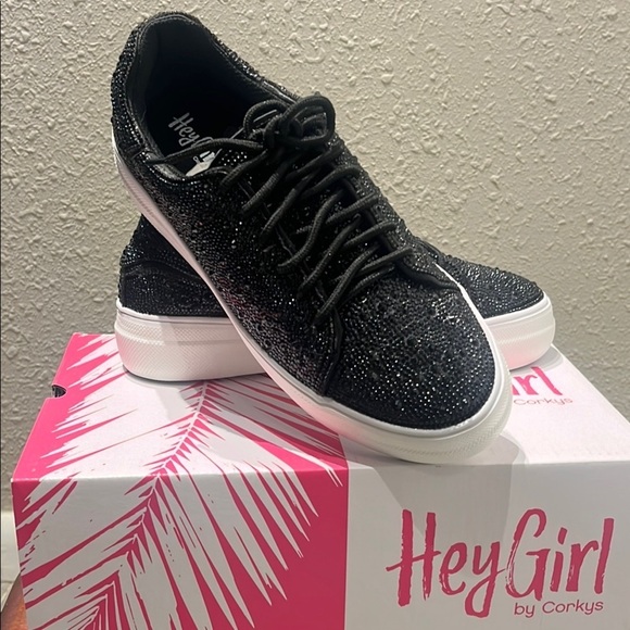 Corkys Black y2k glam sneakers - Picture 5 of 16